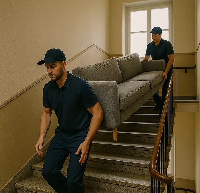 Flytt utan hiss – så påverkar det kostnaden med flyttfirma