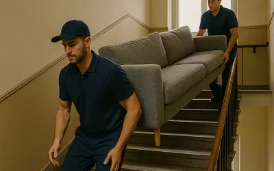 Flytt utan hiss – så påverkar det kostnaden med flyttfirma
